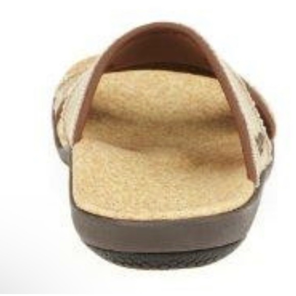 Spenco Kholo Women's Orthotic Slide Sandals Cork Java Womens 9 B Medium New - Picture 3 of 8